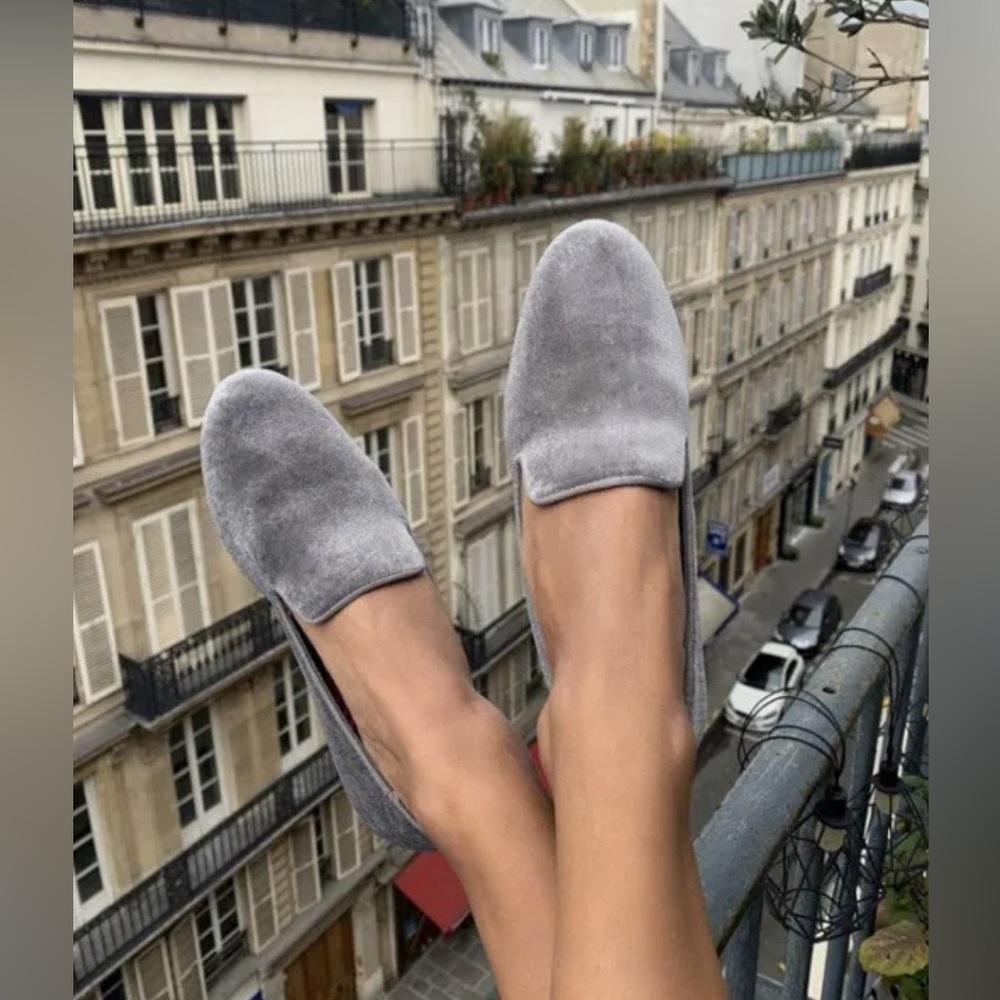 Birdies Velvet Starling Loafer Grey size 9